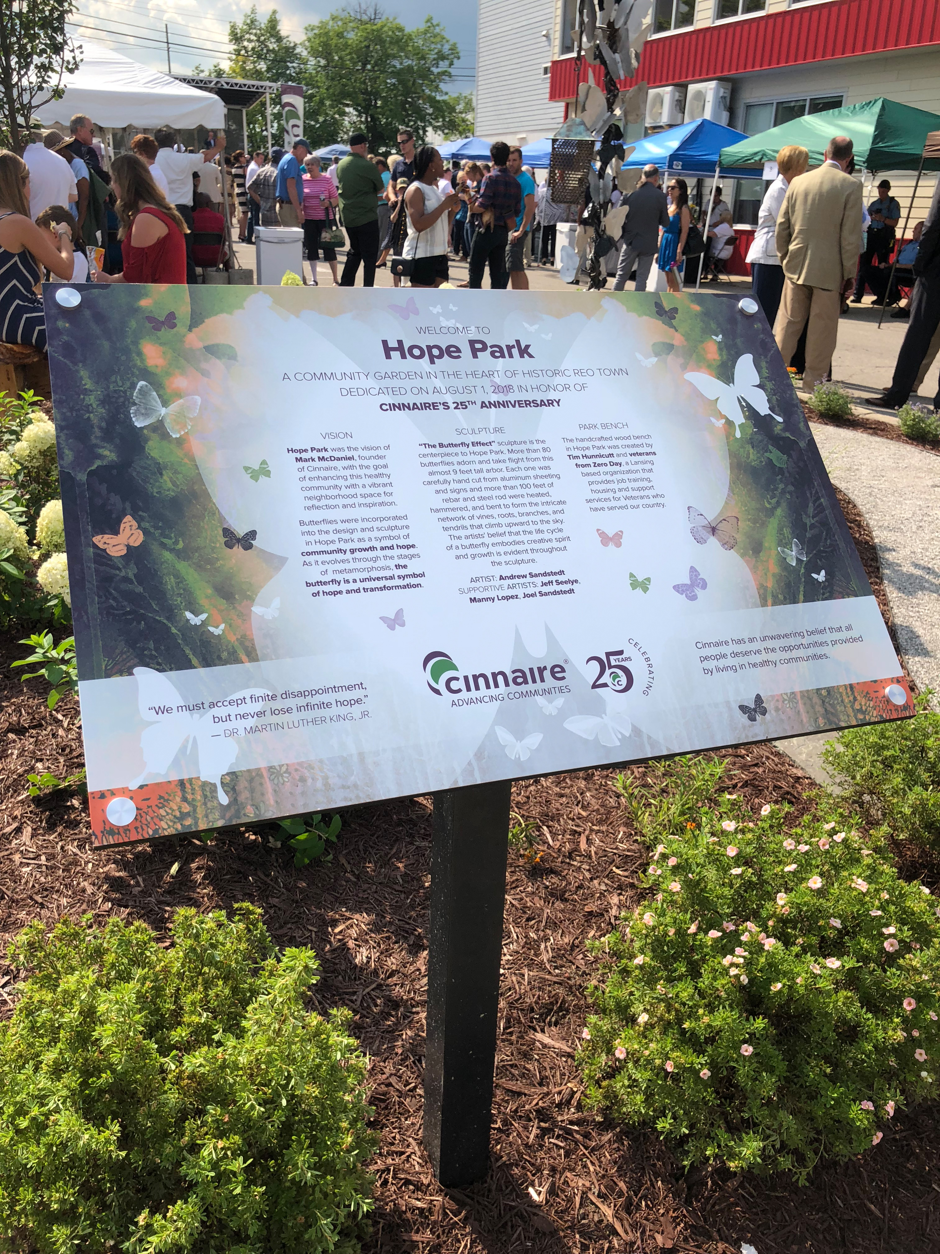 Cinnaire Creates Hope Park in the Heart of Historic Reo Town
