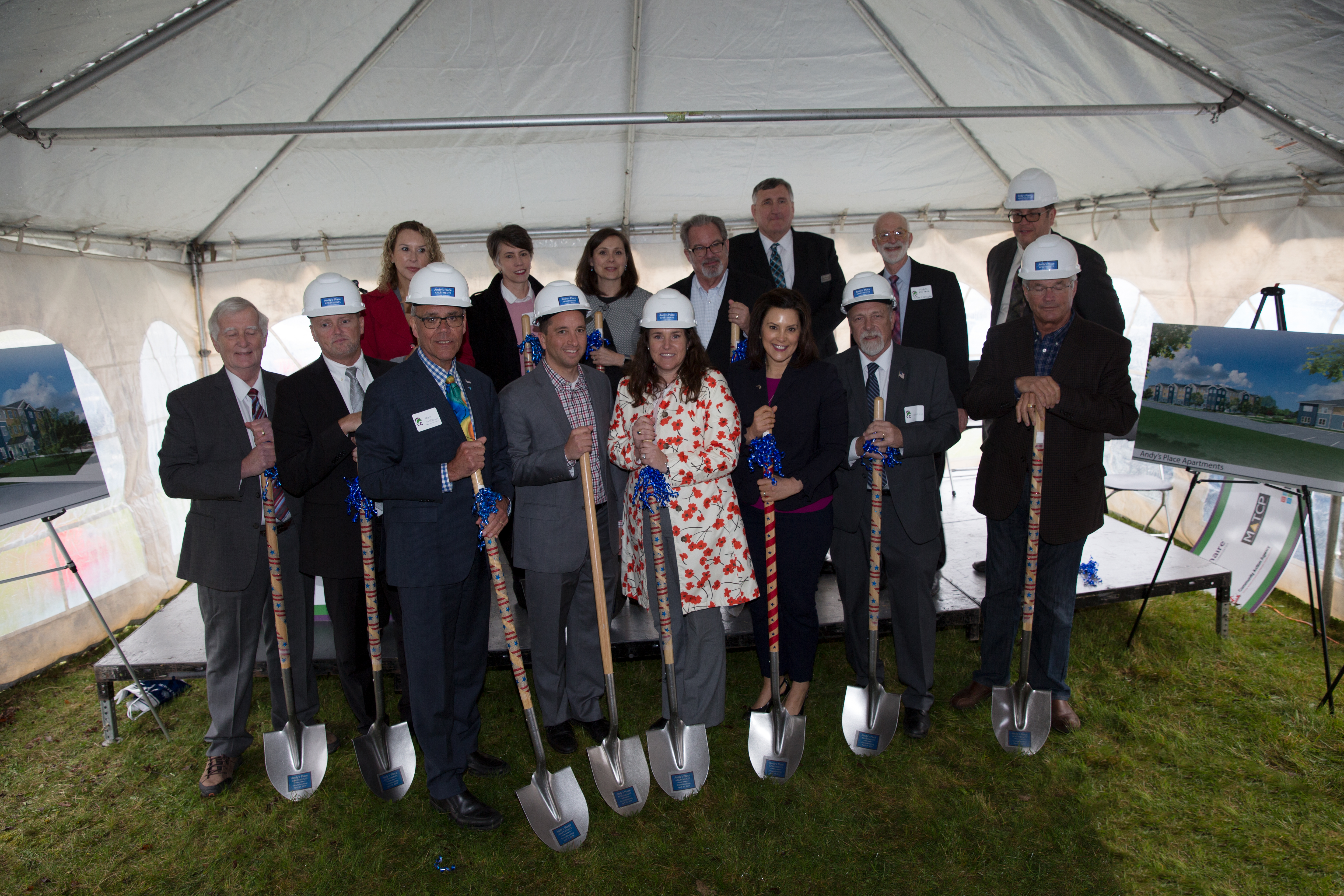 Governor Whitmer, Senator Shirkey Join Community Leaders to Celebrate Groundbreaking of Andy’s Place