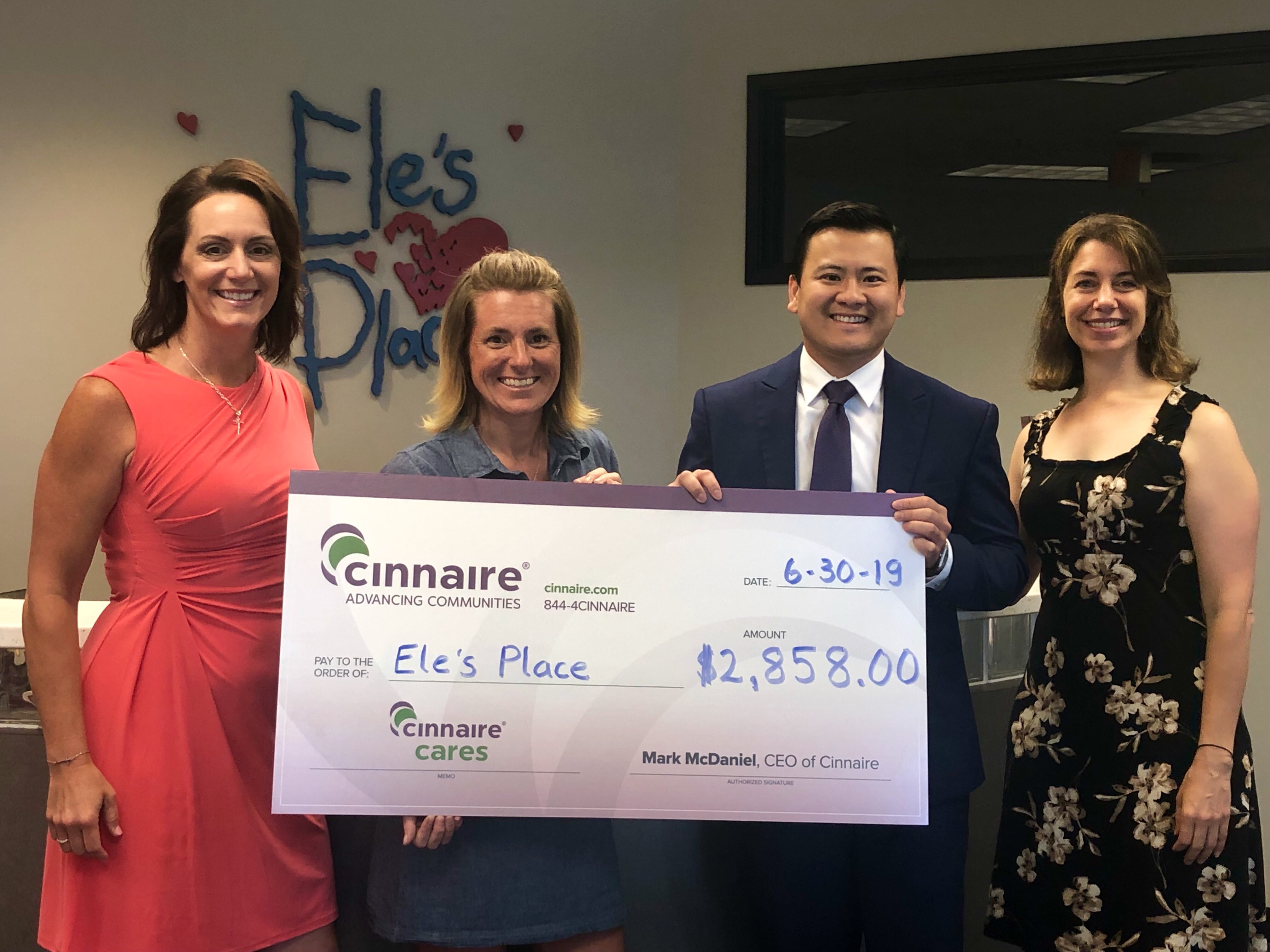 Cinnaire Cares Generates $14,290 to Support Five Mission-Driven Organizations
