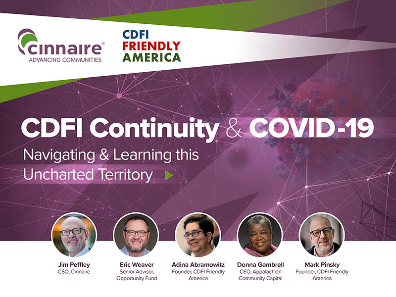 CDFI Continuity & COVID-19: Watch the Webinar Recording