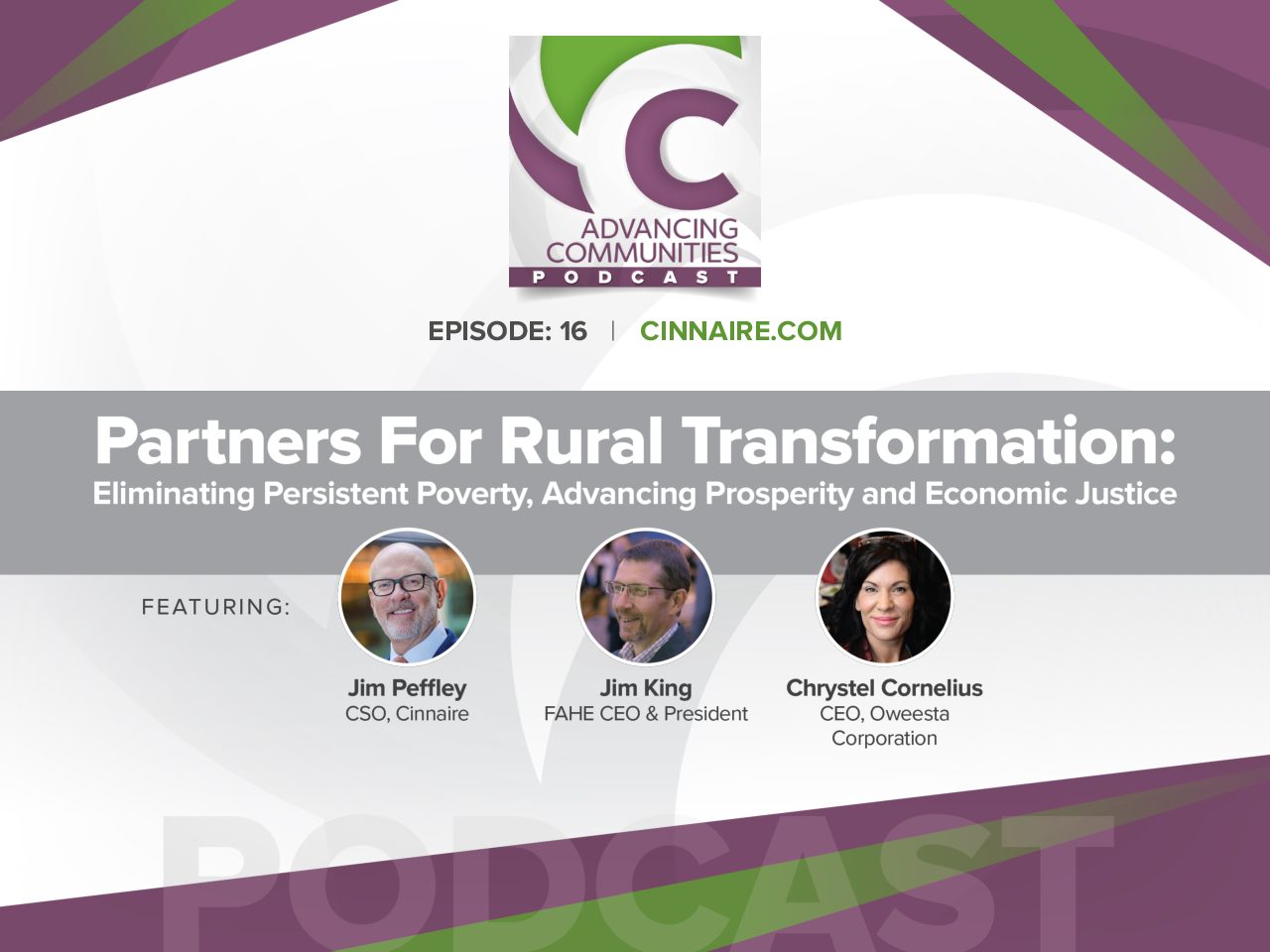 Advancing Communities Podcast – Partners for Rural Transformation: Eliminating Persistent Poverty, Advancing Prosperity and Economic Justice