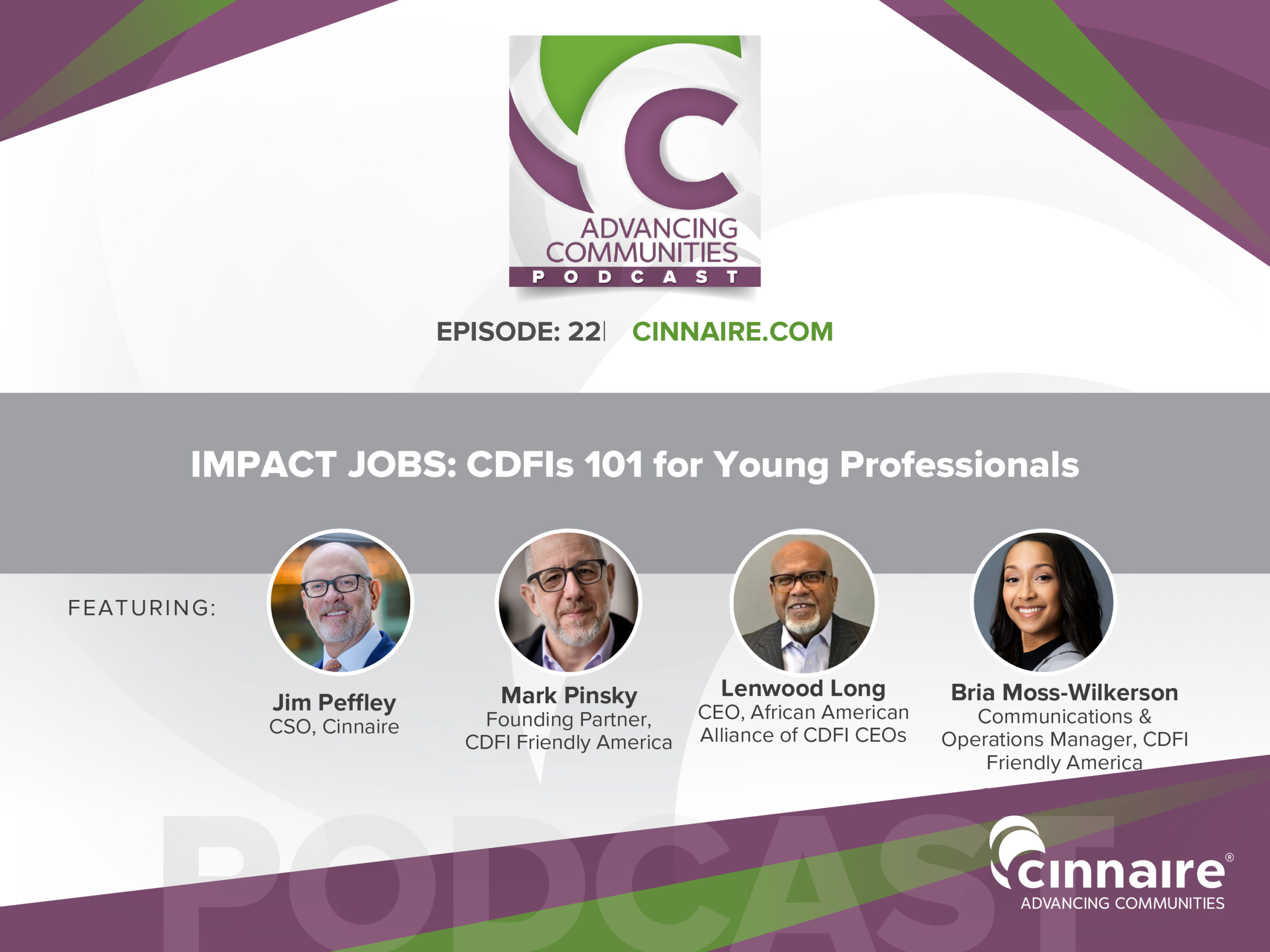 Advancing Communities Podcast: Impact Jobs – CDFIs 101 for Young Professionals
