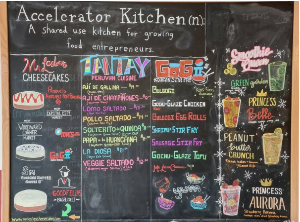Allen Place Accel Kitchen chalkboard