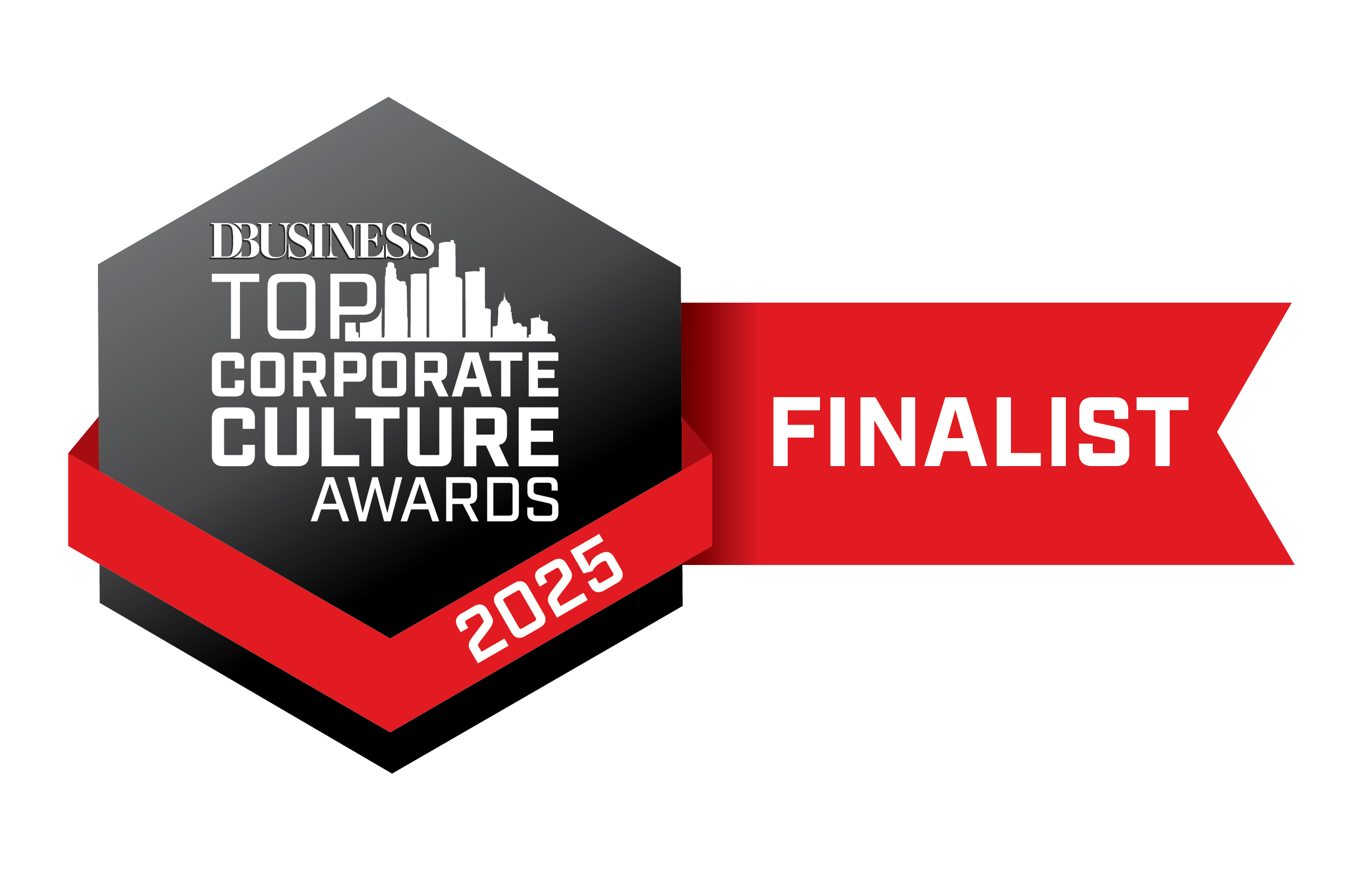 Graphic announcing Cinnaire is a Finalist in the DBusiness Top Culture Award