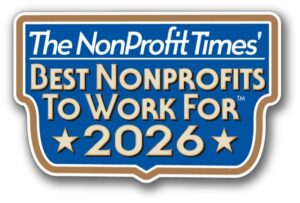 Logo for the NonProfit Times' Best Nonprofits to Work for 2026 award